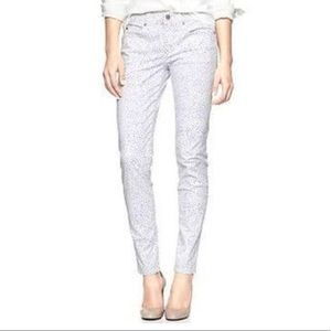 Gap 1969 White Skimmer Skinny Jeans Size 27 Tall